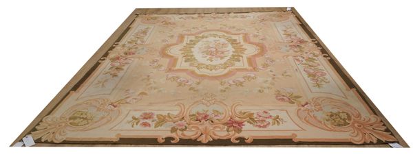 AN AUBUSSON CARPET