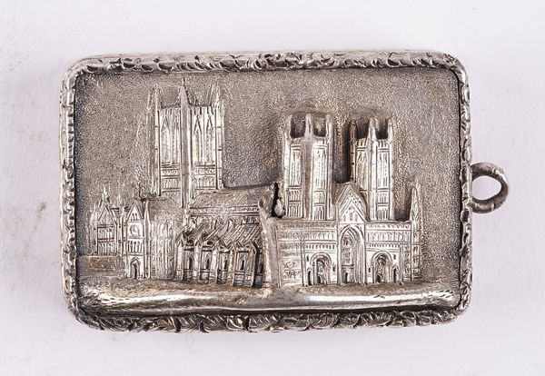 A SILVER LINCOLN CATHEDRAL VINAIGRETTE