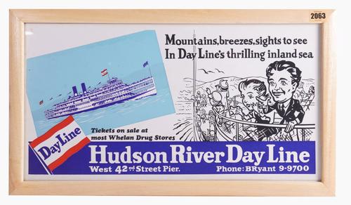 TWO EARLY 20TH CENTURY FRAMED ADVERTISING POSTERS (2)