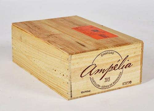 12x 75cl bottles of 2015 Chateau Ampelia Castillon-Cotes de Bordeaux