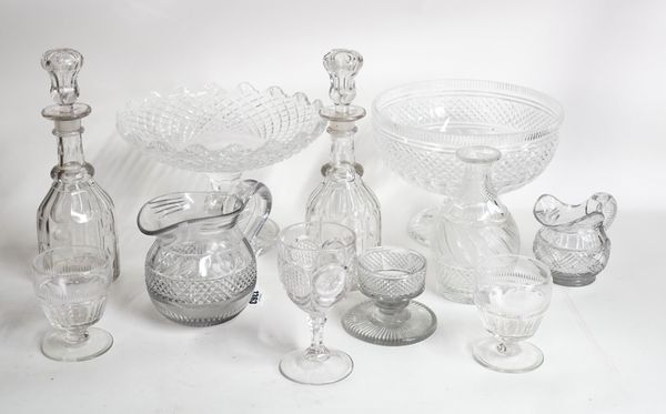 A GROUP OF CUT GLASS (12)