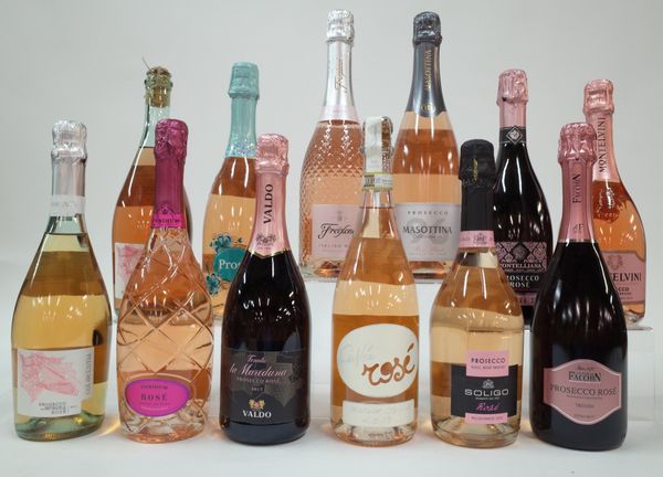 12 BOTTLES ITALIAN ROSÉ SPARKLING WINE