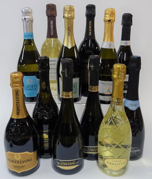 12 BOTTLES ITALIAN SPARKLING WINE