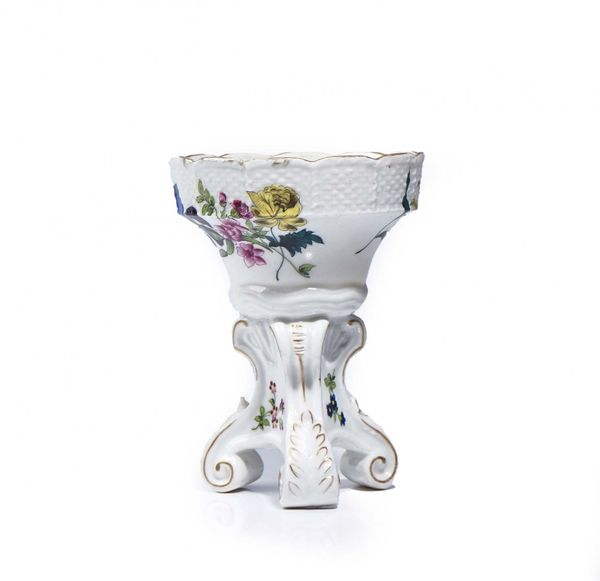 A MEISSEN MARCOLINI PERIOD FOOTED BOWL