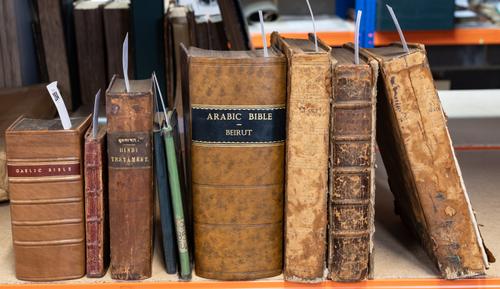 BIBLE, Gaelic. Leabhraichean an T-Seann Tiomnaidh, Edinburgh, 1807, 8vo, modern calf. With 7 other works in 8 vols. (9)