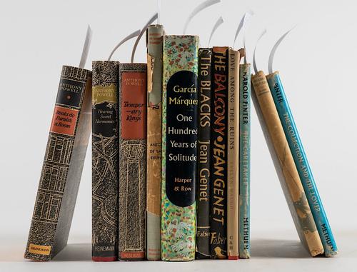 POWELL, Anthony (1905-2000). Books Do Furnish a Room. London: Heinemann, 1971, 8vo, half title, original red cloth, dust-jacket. FIRST EDITION. With 10 other books. (11)