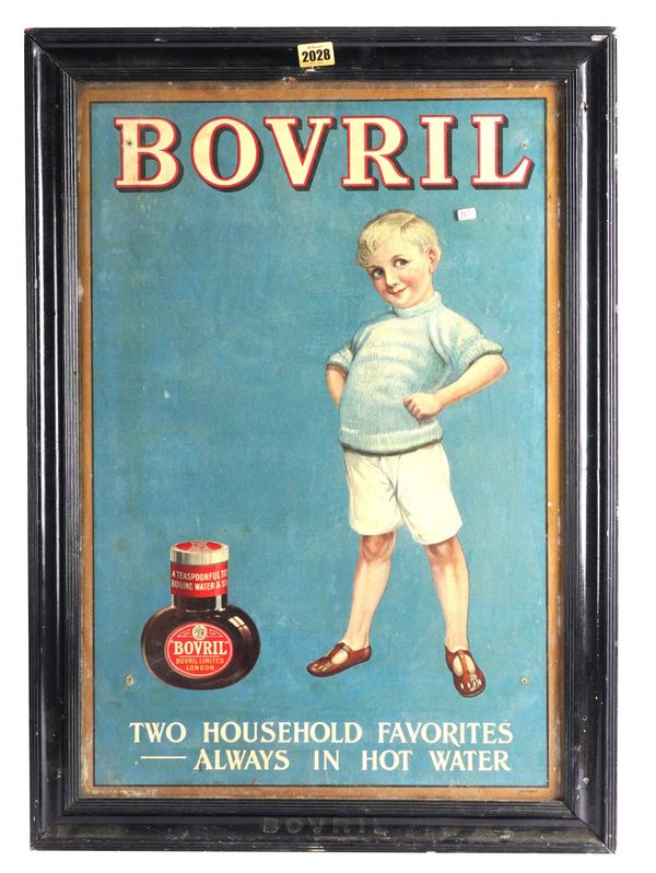 BOVRIL, AN EARLY 20TH CENTURY FRAMED ADVERTISING POSTER