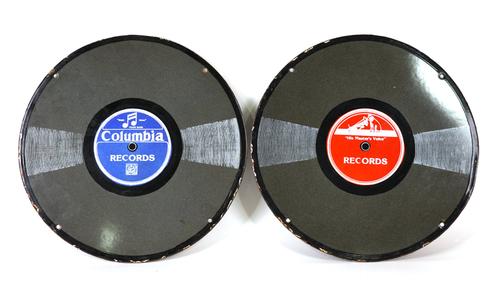 TWO MID 20TH CENTURY ENAMEL ADVERTISING SIGNS (2)