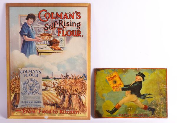 COLMAN’S, TWO ADVERTISING SIGNS (2)