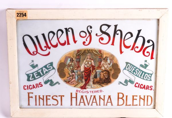 AN EARLY 20TH CENTURY TOBACCO ADVERTISING SIGN