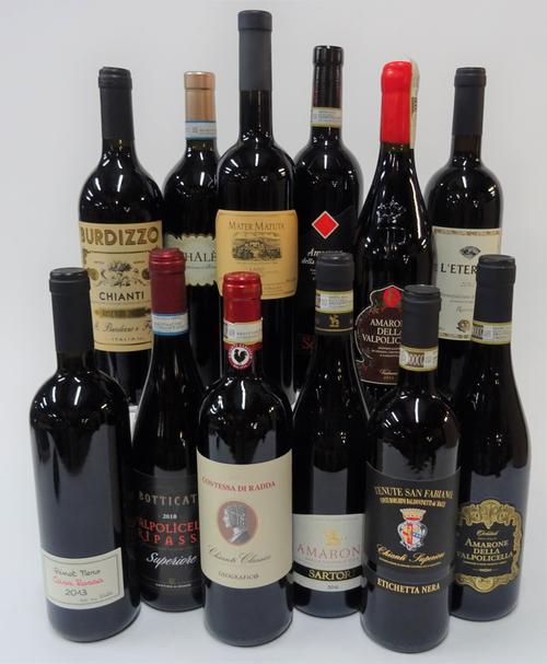 12 BOTTLES ITALIAN RED WINE