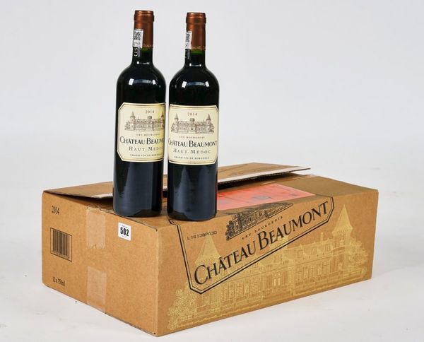 12x 75cl bottles of 2014 Chateau Beaumont Haut-Medoc Bordeaux