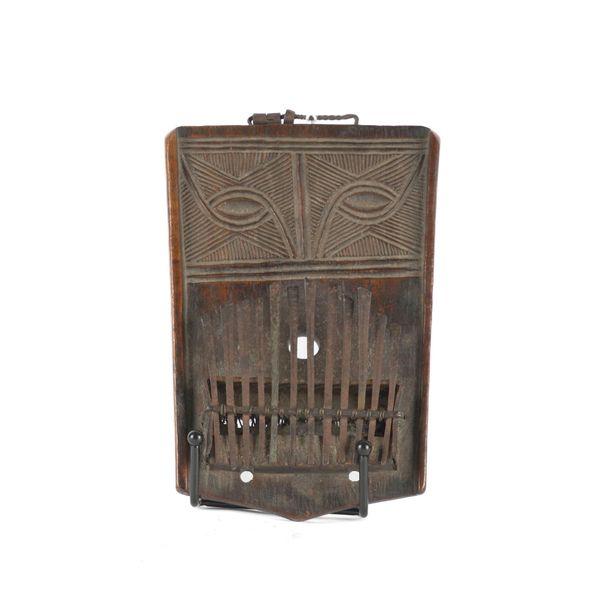 AN AFRICAN SANZA, POSSIBLY GHANAIAN