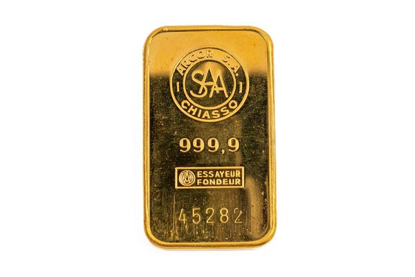 A 100G GOLD INGOT