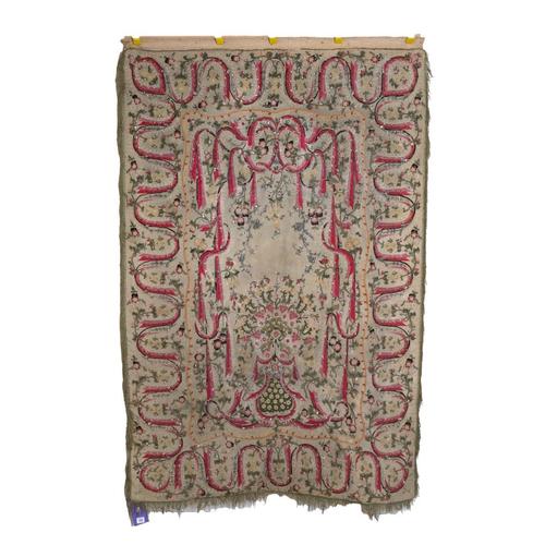 A NORTH EUROPEAN COTTON NEEDLEWORK AND APPLIQUÉ WALL HANGING (2)