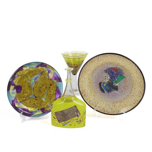 'BERTIL VALLIAN (BORN 1938) FOR KOSTA BODA A GROUP OF 'SATELLITE' ART GLASS (4)