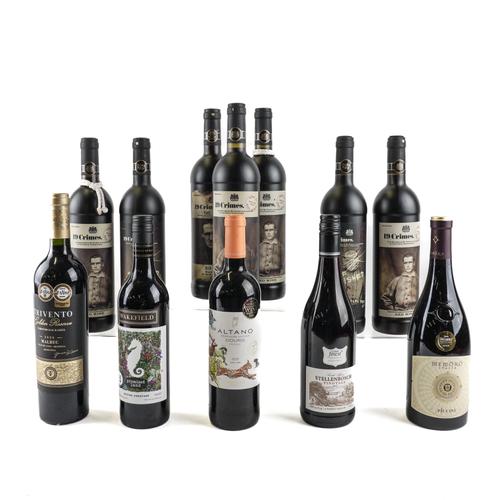 TWELVE BOTTLES OF RED WINE INCLUDING SEVEN BOTTLES OF 19 CRIMES (12)