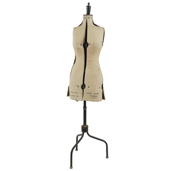 AN ENGLISH TAILOR'S OR DRESSMAKER'S MANNEQUIN