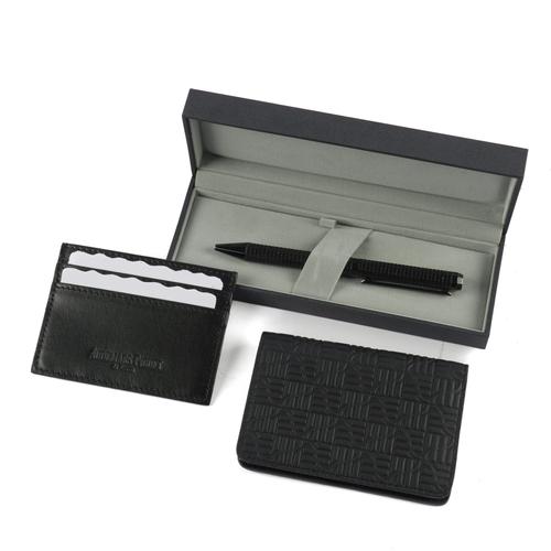 AN AUDEMARS PIGUET PEN AND WALLET, A BREGUET NOTEBOOK, A HUBLOT AND A ROLEX WALLET (5)