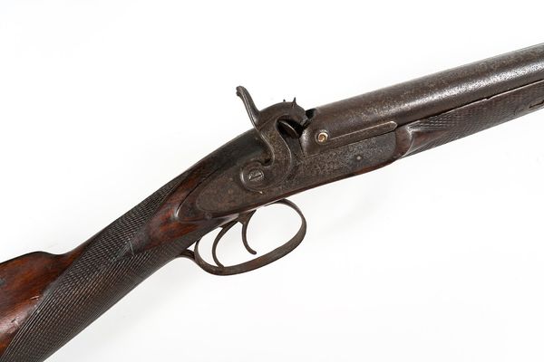 A DOUBLE-BARREL PERCUSSION SPORTING GUN BY M. REILLY, LONDON