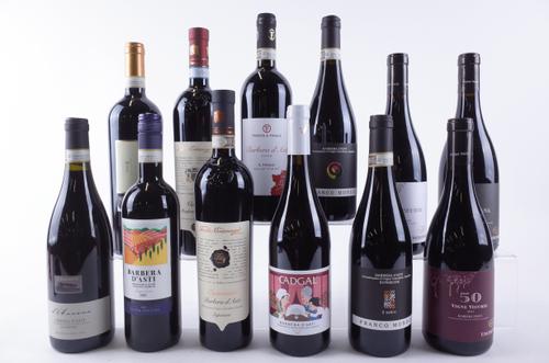 TWELVE BOTTLES ITALIAN RED WINE
