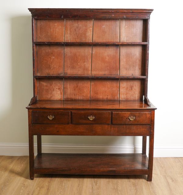 AN 18TH CENTURY OAK DRESSER