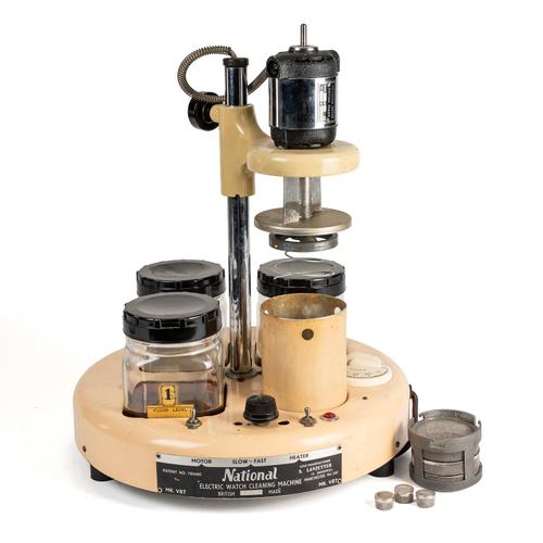 A NATIONAL ELECTRIC WATCH CLEANING MACHINE