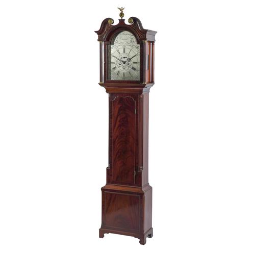 A SCOTTISH GEORGE III MAHOGANY LONGCASE CLOCK
