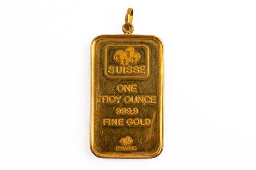 A TROY OUNCE GOLD INGOT
