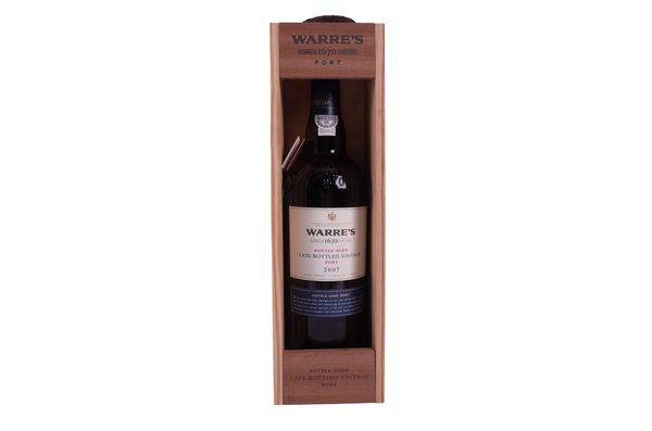 ONE BOTTLE WARRE'S BOTTLE AGED LATE BOTTLED VINTAGE PORT 2007