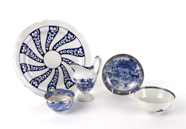 A SMALL GROUP OF ENGLISH PORCELAIN