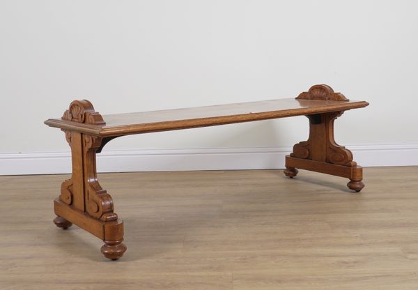 AFTER WILLIAM KENT; A POLLARD OAK BENCH