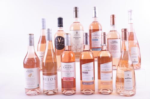 TWELVE BOTTLES FRENCH ROSÉ WINE
