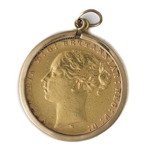 A VICTORIA YOUNG HEAD SOVEREIGN