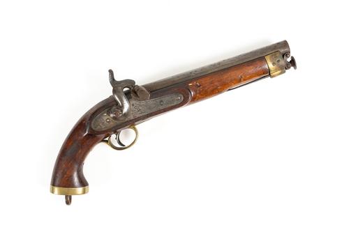 A MID-19TH CENTURY PERCUSSION CAVALRY PISTOL