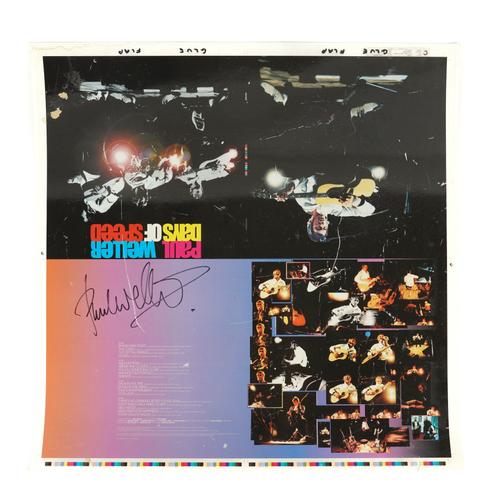 PAUL WELLER: AN ALBUM COVER ART WORK PROOF