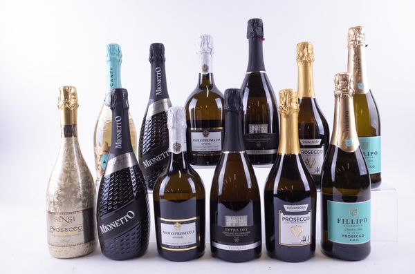 TWELVE BOTTLES PROSECCO