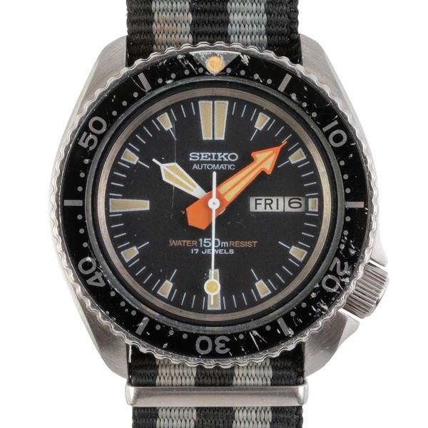 A SEIKO SLIM TURTLE 6309 DIVE WATCH