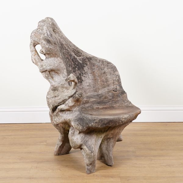 A 20TH CENTURY TREE ROOT CHAIR