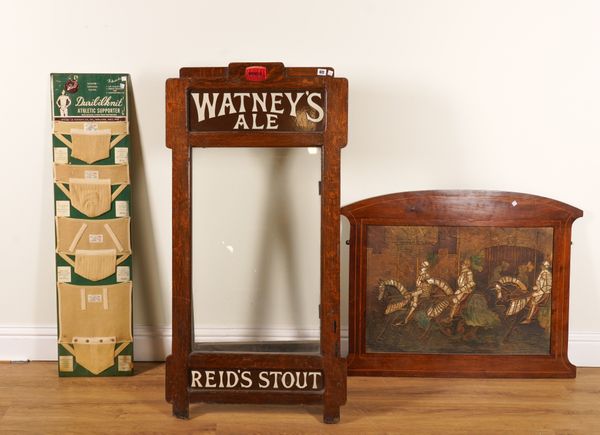 A WATNEY’S ALE A-BOARD DISPLAY SIGN AND OTHER SIGNAGE (3)