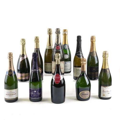 TWELVE BOTTLES OF CHAMPAGNE AND PROSECCO INCLUDING MOET & CHANDON PREMIER CUVEE (12)