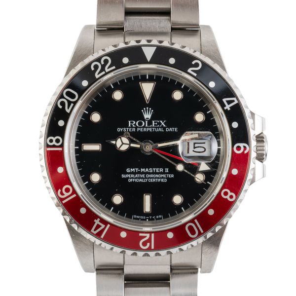 A ROLEX GMT-MASTER II 'COKE' WATCH REF: 16760