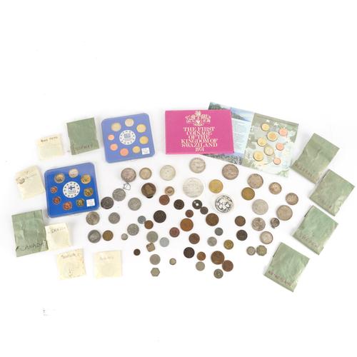 A GROUP OF FOREIGN COINS (QTY)