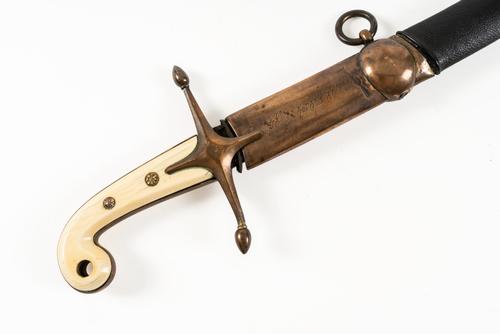 EARLY 19TH CENTURY BRITISH OFFICER’S SWORD BY BRUNN, SWORD CUTLER TO THE PRINCE REGENT