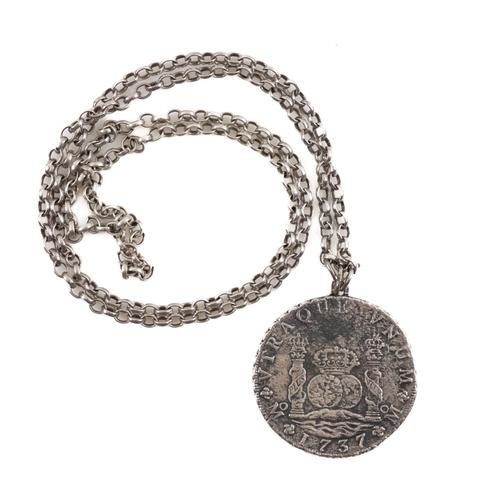 A SILVER PILLAR DOLLAR