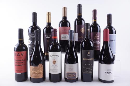 TWELVE BOTTLES PORTUGUESE RED WINE