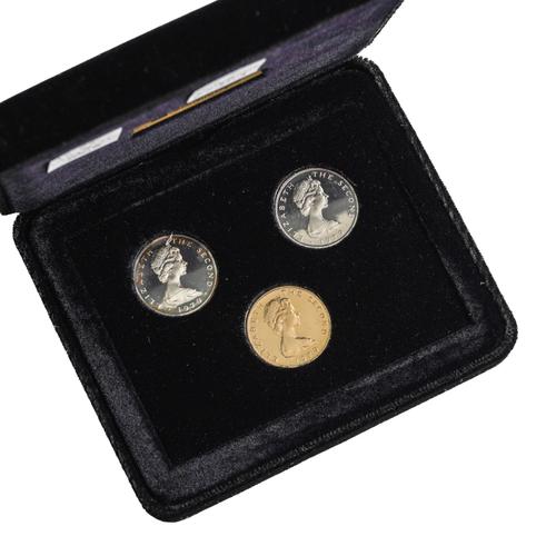 AN ISLE OF MAN PROOF THREE COIN SET 1979
