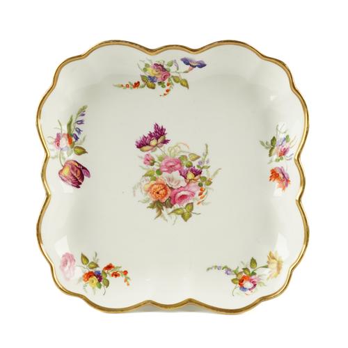 A SWANSEA PORCELAIN DESSERT DISH
