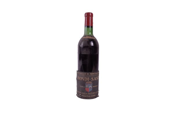 ONE BOTTLE BRUNELLO DI MONTANCINO BIONDI SANTI 1971