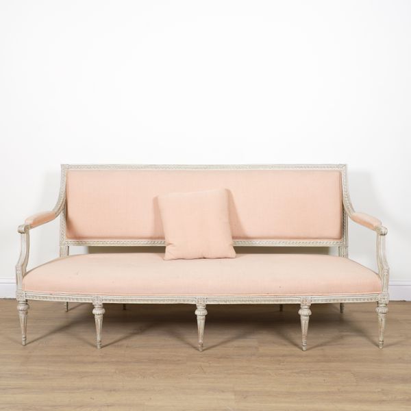 A LOUIS XVI PAINTED SIX PIECE SUITE (6)